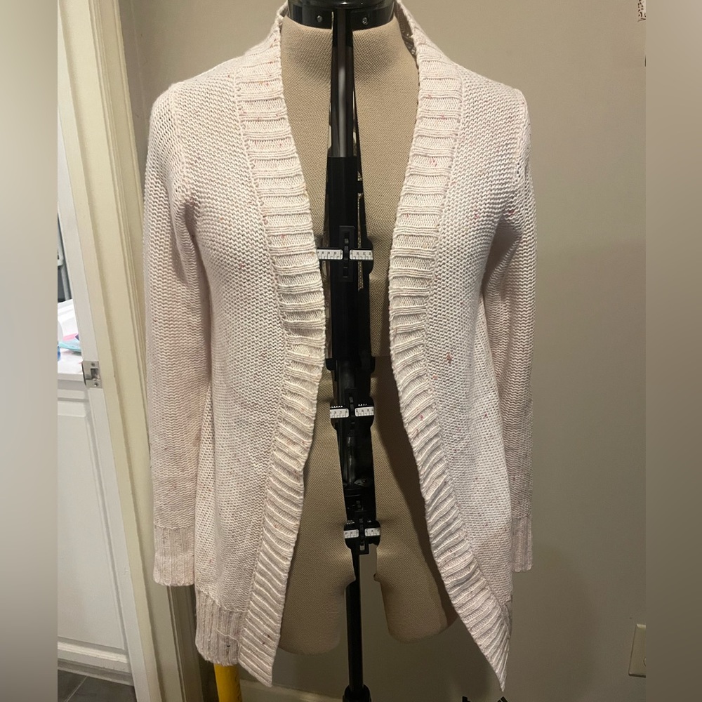 Light Pink true craft lace up cardigan
